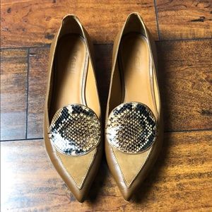 M Gemi Stellato Anello- Brown Snake Print